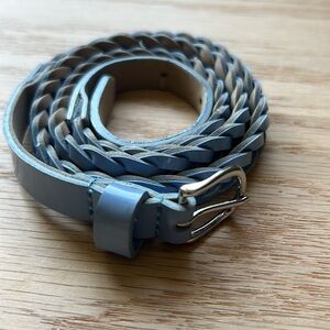 Talbots Braided Baby Blue Belt - Small